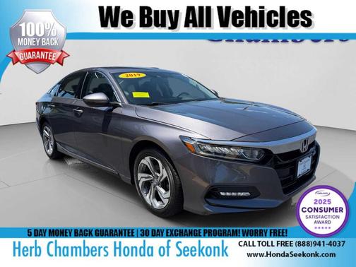 Modern Steel Metallic 2019 Honda Accord EX-L