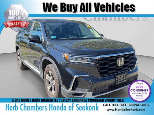 Crystal Black Pearl 2023 Honda Pilot AWD EX-L 7 Passenger