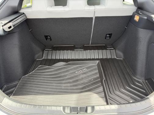 Platinum White Pearl 2025 Honda Civic Hybrid Sport Touring
