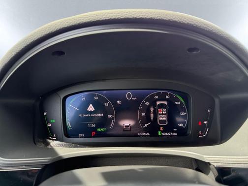 Platinum White Pearl 2025 Honda Civic Hybrid Sport Touring