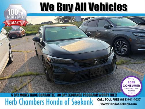 Crystal Black Pearl 2024 Honda Civic Sport