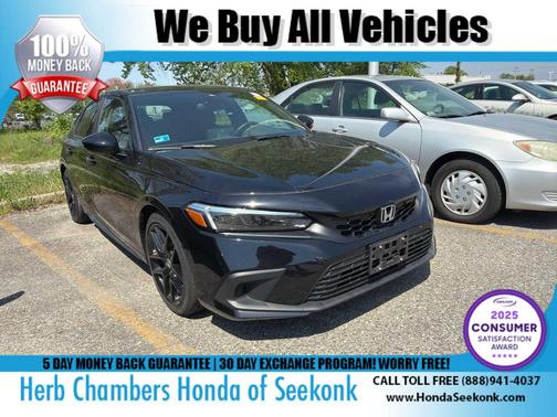 Crystal Black Pearl 2023 Honda Civic Sport
