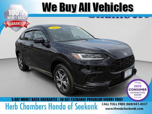 Crystal Black Pearl 2024 Honda HR-V EX-L