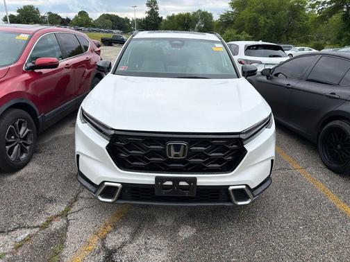 Platinum White Pearl 2023 Honda CR-V Hybrid Sport Touring AWD
