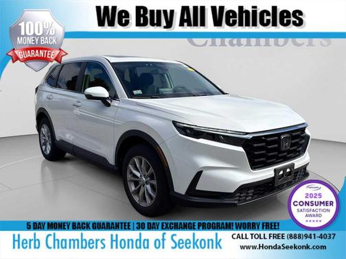 Platinum White Pearl 2023 Honda CR-V EX
