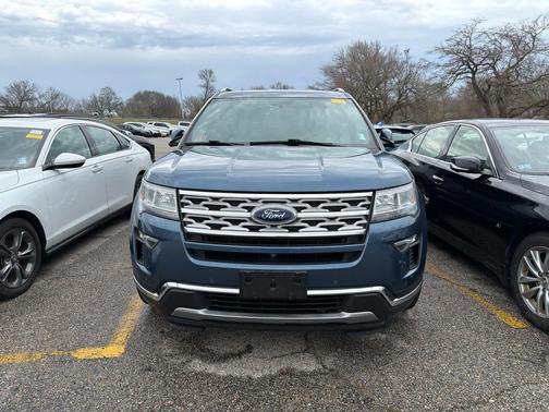 Blue 2018 Ford Explorer Limited