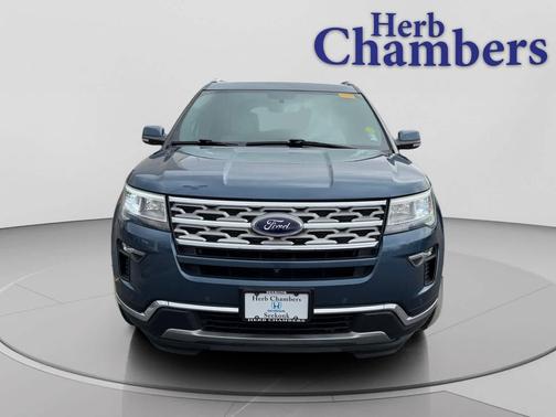 Blue Metallic 2018 Ford Explorer Limited