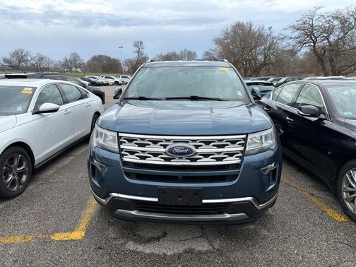 Blue 2018 Ford Explorer Limited