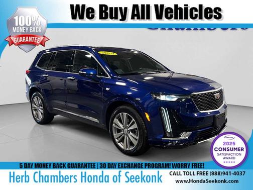 Opulent Blue Metallic 2024 Cadillac XT6 Premium Luxury AWD