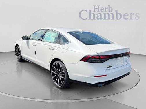 Platinum White Pearl 2026 Honda Accord Hybrid Touring