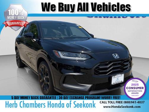 Crystal Black Pearl 2024 Honda HR-V Sport