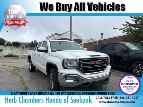 Summit White 2019 GMC Sierra 1500 SLE