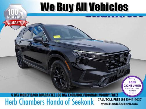 Crystal Black Pearl 2023 Honda CR-V Hybrid Sport AWD