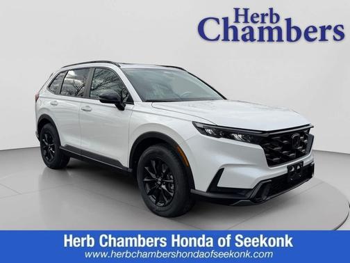 Platinum White Pearl 2026 Honda CR-V Hybrid Sport-L AWD