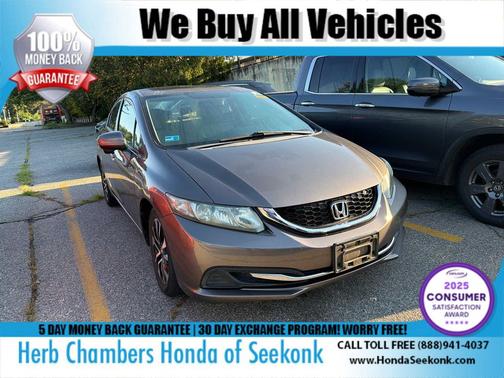 GRAY 2015 Honda Civic EX