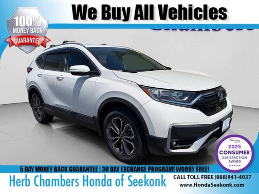 Platinum White Pearl 2020 Honda CR-V AWD EX-L