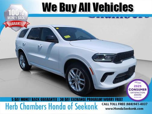 White Knuckle Clearcoat 2025 Dodge Durango GT AWD