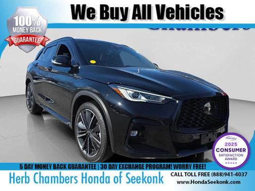 Black Obsidian 2023 INFINITI QX50 SPORT AWD