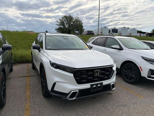 Platinum White Pearl 2024 Honda CR-V Hybrid Sport Touring AWD