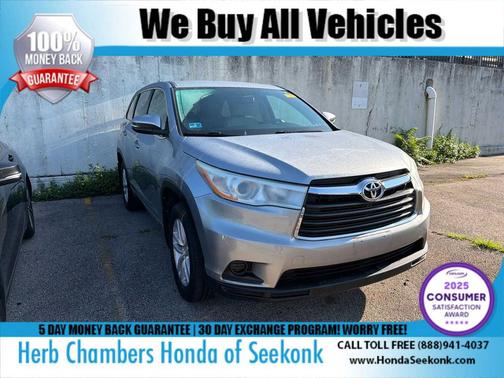 Silver Sky Metallic 2014 Toyota Highlander LE