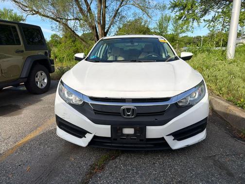 White Orchid Pearl 2018 Honda Civic EX