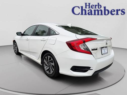 White Orchid Pearl 2018 Honda Civic EX