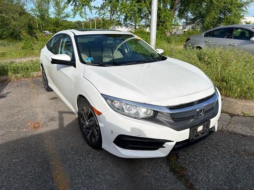 White Orchid Pearl 2018 Honda Civic EX