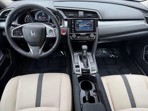 White Orchid Pearl 2018 Honda Civic EX