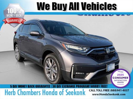 Modern Steel Metallic 2022 Honda CR-V Hybrid Touring
