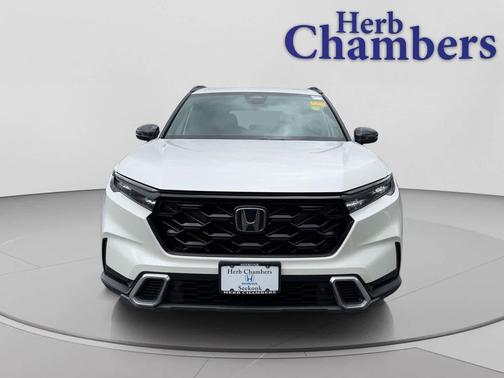 Platinum White Pearl 2023 Honda CR-V Hybrid Sport Touring AWD