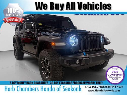 Black Clearcoat 2023 Jeep Wrangler 4xe Rubicon