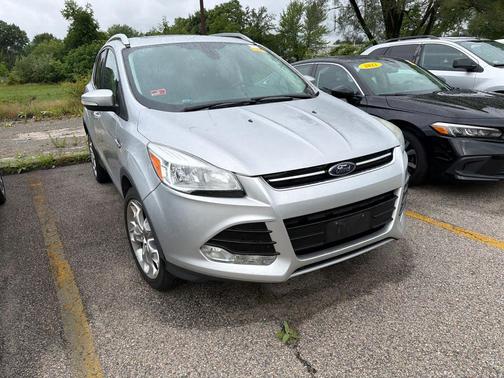 White Platinum Metallic Tri-Coat 2015 Ford Escape Titanium