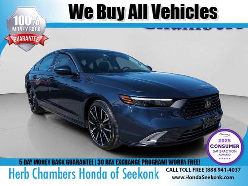 Canyon River Blue 2024 Honda Accord Hybrid Touring