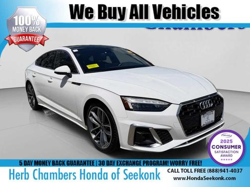 Ibis White 2023 Audi A5 Sportback 45 S Line Premium Plus