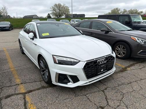 Ibis White 2023 Audi A5 Sportback 45 S Line Premium Plus