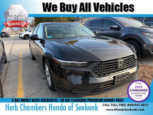 Crystal Black Pearl 2023 Honda Accord LX 1.5T