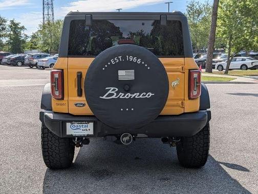 Orange 2022 Ford Bronco Badlands