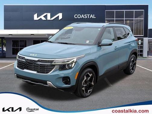 Blue 2024 Kia Seltos EX