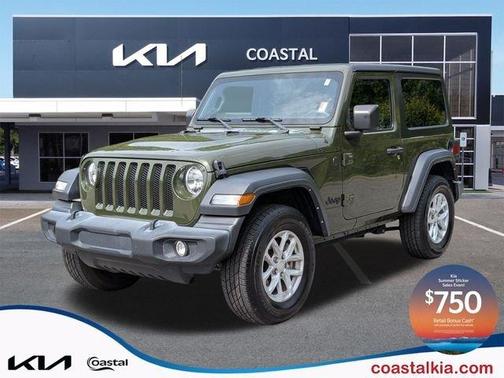 Green 2023 Jeep Wrangler Sport