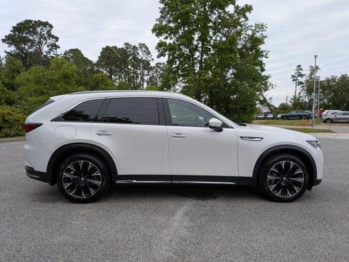 Rhodium White Metallic 2024 Mazda CX-90 PHEV Premium Plus
