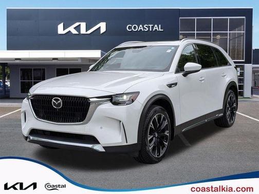 Rhodium White Metallic 2024 Mazda CX-90 PHEV Premium Plus