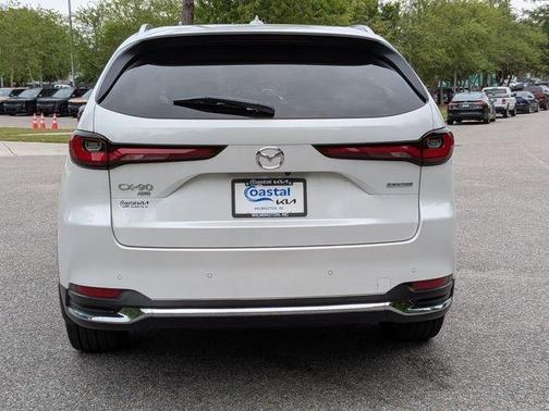 Rhodium White Metallic 2024 Mazda CX-90 PHEV Premium Plus
