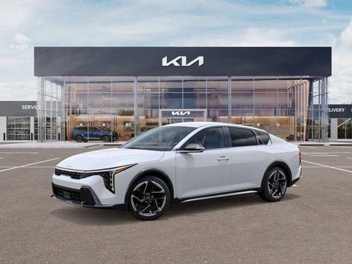 White 2026 Kia K4 GT-LINE