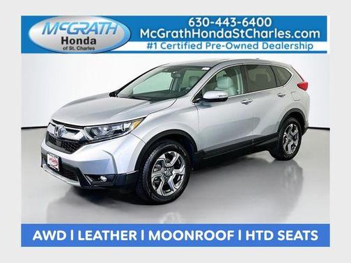 Lunar Silver Metallic 2017 Honda CR-V EX-L