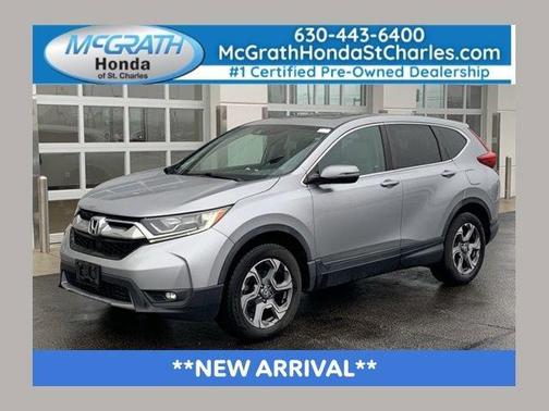 Lunar Silver Metallic 2017 Honda CR-V EX-L