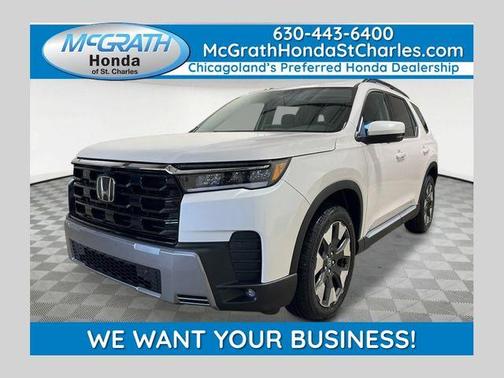 Platinum White Pearl 2026 Honda Pilot Touring