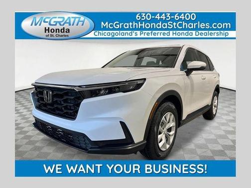 Platinum White Pearl 2026 Honda CR-V LX