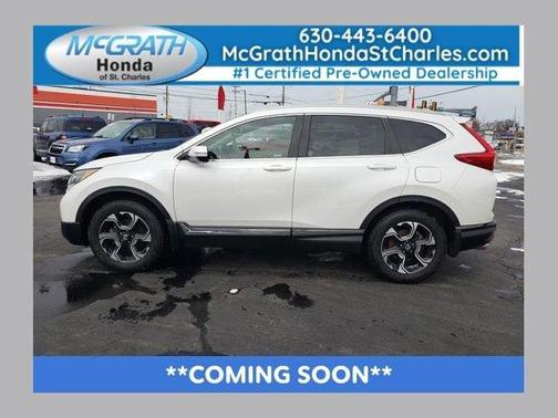 Platinum White Pearl 2019 Honda CR-V Touring