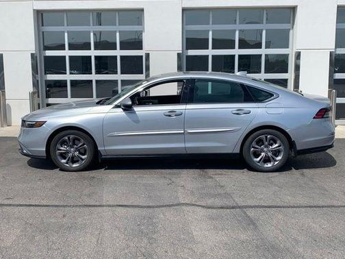 Solar Silver Metallic 2025 Honda Accord Hybrid EX-L