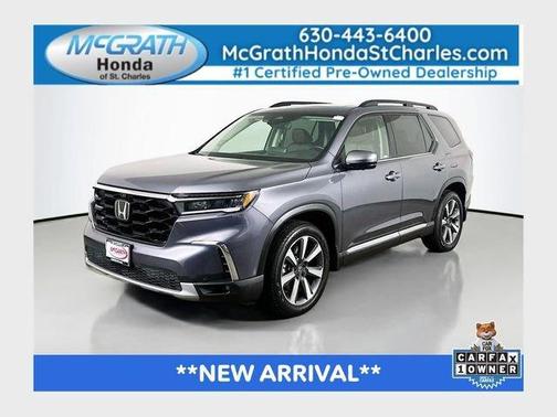 Modern Steel Metallic 2025 Honda Pilot Elite